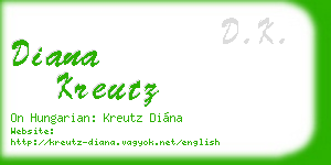 diana kreutz business card