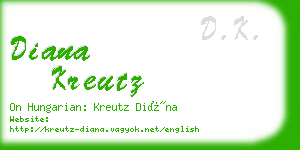 diana kreutz business card